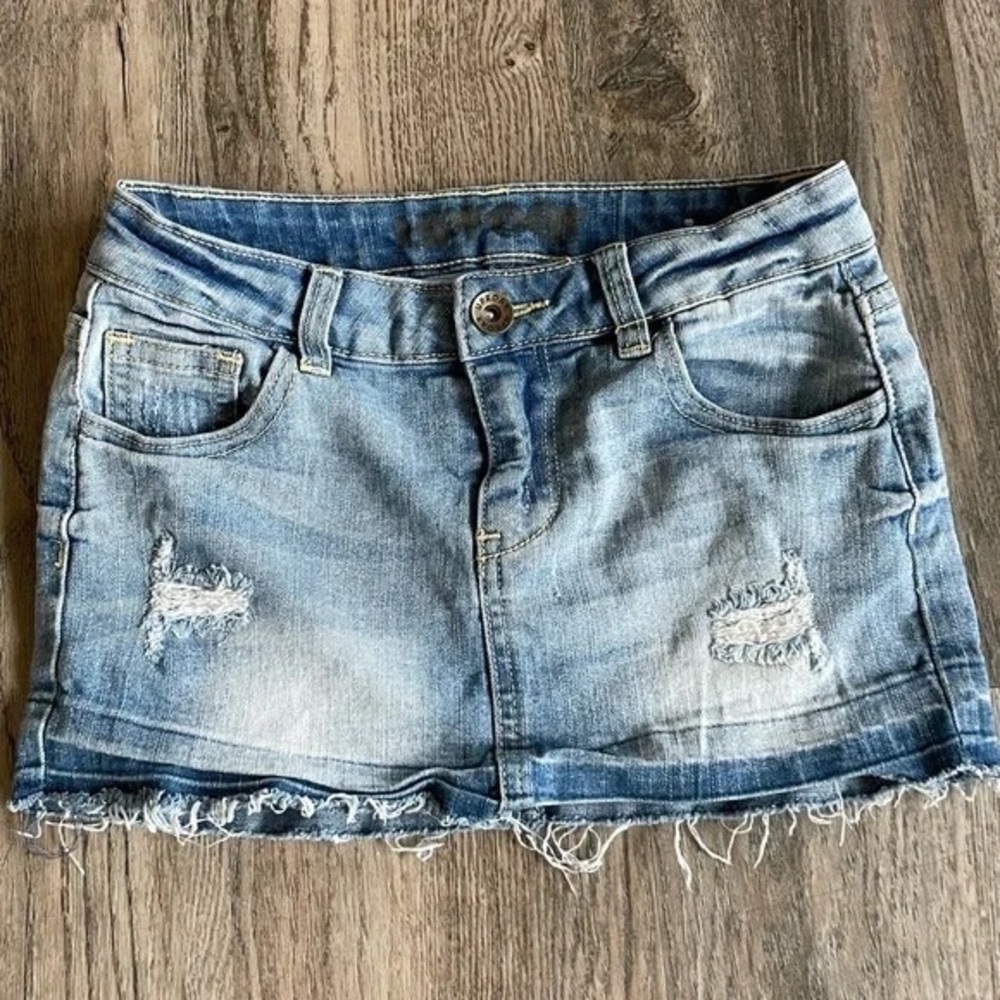 Stylish Blue Denim Skirt for Kids
